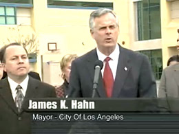 Photo of L.A. Mayor Press Conference